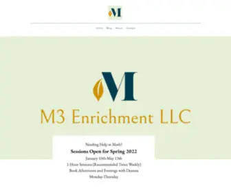 M3Enrichment.com(M3 Enrichment) Screenshot