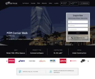M3M-Cornerwalk.com(M3M Project Gurgaon) Screenshot
