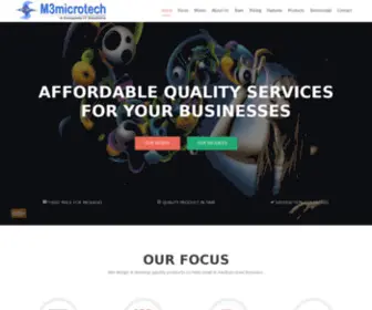 M3Microtech.com(A Complate IT Solutions) Screenshot