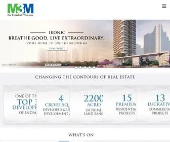 M3Mindia.com(Real Estate Developers in Delhi NCR) Screenshot