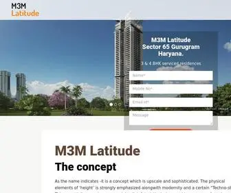 M3Mlatitudes.com(M3M Latitude The concept) Screenshot