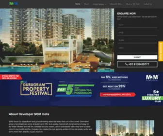 M3Mpropertygurgaon.in(M3M Property) Screenshot