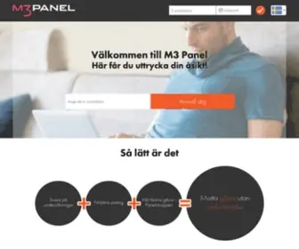 M3Panel.se(M3 Panel) Screenshot