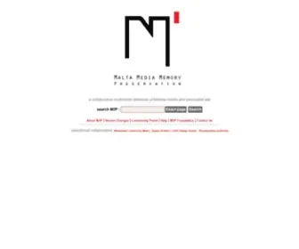 M3P.com.mt(Malta Media Memory Preservation) Screenshot