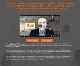 M3Philly.com(Successful leaders who can help you advance your business want to CONNECT) Screenshot