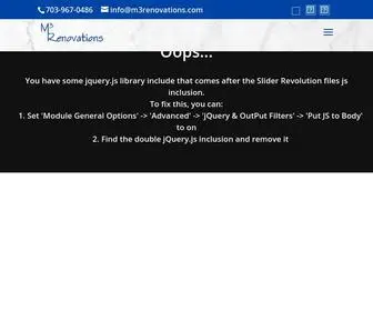 M3Renovations.com(M3 Renovations) Screenshot