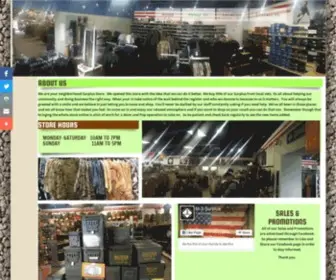 M3Surplus.com(M3 Surplus Military Tactical Clothing and Gear Shop Local) Screenshot