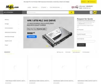 M4L.com(Specializing in Server Memory) Screenshot