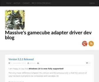 M4SV.com(Massive's gamecube adapter driver dev blog) Screenshot