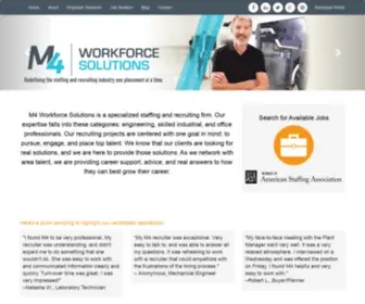 M4WS.com(M4 Workforce Solutions) Screenshot