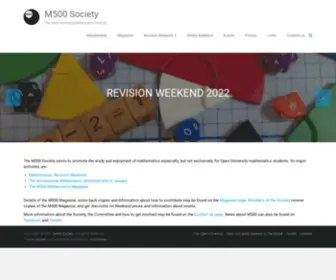 M500.org.uk(M500 Society) Screenshot