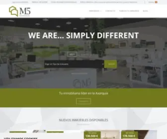 M5Inmobiliaria.es(Agencia Inmobiliaria) Screenshot