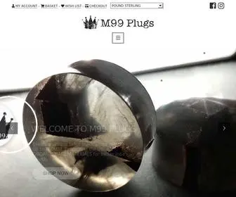 M99Plugs.co.uk(Unique Tailor Made Custom Wood Plugs) Screenshot