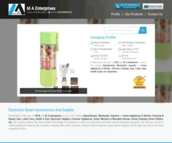 MA-Enterprises.in(M A Enterprises) Screenshot