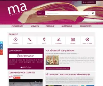MA-Mediatheque.net(Ma médiathèque) Screenshot
