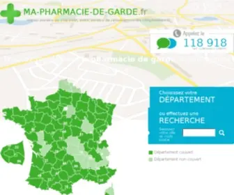 MA-Pharmacie-DE-Garde.fr(Domain Default page) Screenshot