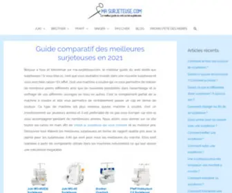 MA-Surjeteuse.com(Le meilleur guide comparatif sur les surjeteuses) Screenshot