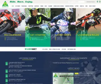 MA.org.au(Motorcycling australia (ma)) Screenshot
