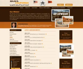 Maacalifornia.org(MAACA California) Screenshot