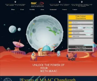 Maacchandigarh.com(Animation Institute in Chandigarh) Screenshot