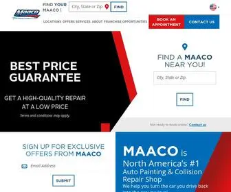 Maaco.com(Auto Body Shop & Car Painting) Screenshot