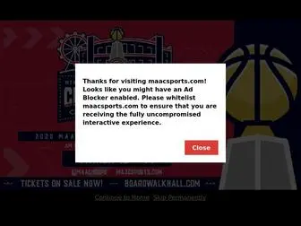 Maacsports.com(Metro Atlantic Athletic Conference) Screenshot