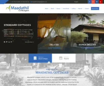 Maadathilcottages.com(We, MAADATHIL COTTAGES, started our services on 2010.The cottages are gifted with nature) Screenshot