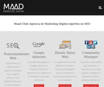 Maadchile.cl(Agencia SEO) Screenshot