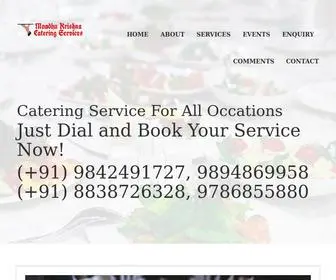 Maadhukrishna.com(Best Catering Services in Trichy) Screenshot