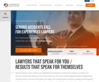 Maafirm.com(Fort Worth Personal Injury Attorneys) Screenshot