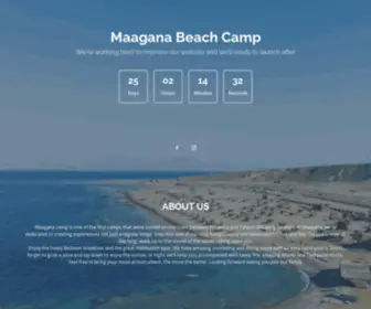 Maaganacamp.com(Maagana Beach Camp) Screenshot