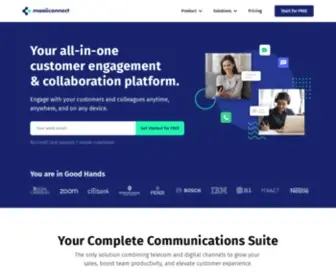 Maaiiconnect.com(Customer Engagement & Collaboration Platform) Screenshot