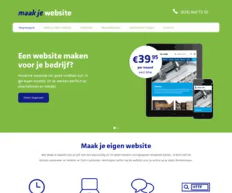 Maakjewebsite.nl(Maakjewebsite) Screenshot