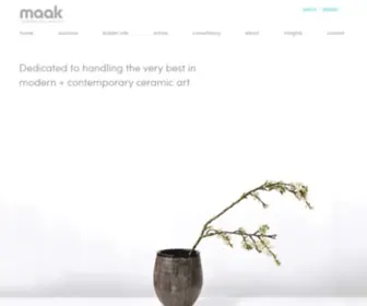 Maaklondon.com(Contemporary Ceramics) Screenshot