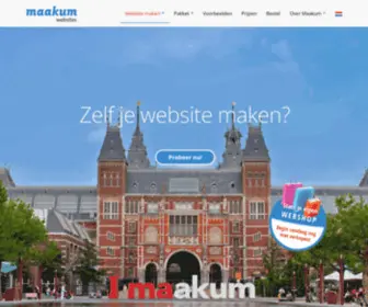 Maakum.nl(Beste website maker van 2020) Screenshot