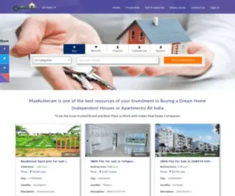 Maakuteeram.com(Real-estate) Screenshot