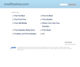 Maalfreekaa.com(Try Free Sample India Contest Gift Coupon Deal Download) Screenshot