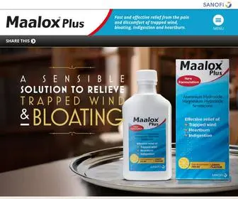 Maalox.co.uk(Maalox Plus) Screenshot