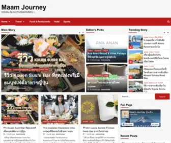 Maamjourney.com(Social Blog) Screenshot