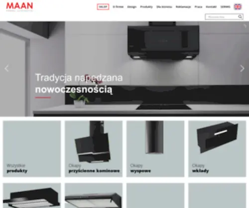 Maan.pl(Producent okapów) Screenshot