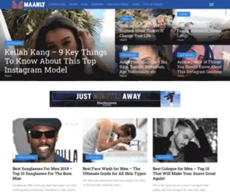 Maanly.com(Men's Lifestyle Magazine) Screenshot