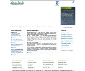 Maantech.com(MaanTech technologies) Screenshot