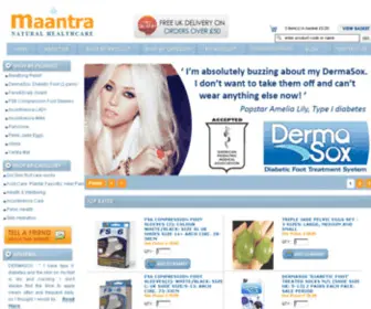 Maantra.com(Natural Health Products) Screenshot