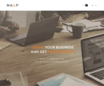 Maap.com.ar(Agencia Marketing Digital) Screenshot