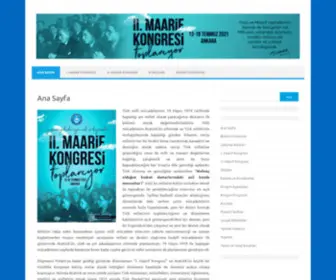 Maarifkongresi.com(Maarif Kongresi) Screenshot