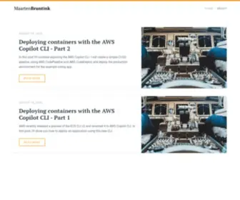 Maartenbruntink.nl(My personal blog) Screenshot