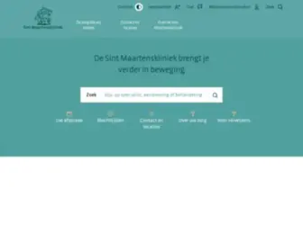 Maartenskliniek.nl(Sint Maartenskliniek) Screenshot