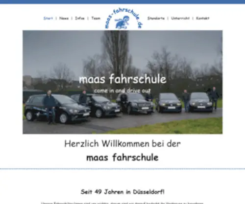 Maas-Fahrschule.de(Fahrschule Führerschein Nachschulung Düsseldorf) Screenshot