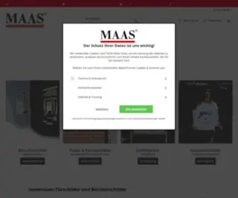 Maas-Shop.de(Online-Shop für Firmenschilder) Screenshot