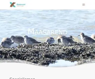 Maasarend.nl(Praktisch in ecologie) Screenshot